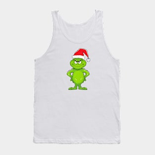 "Grinch Cartoon Full of Christmas Cheer" Tank Top